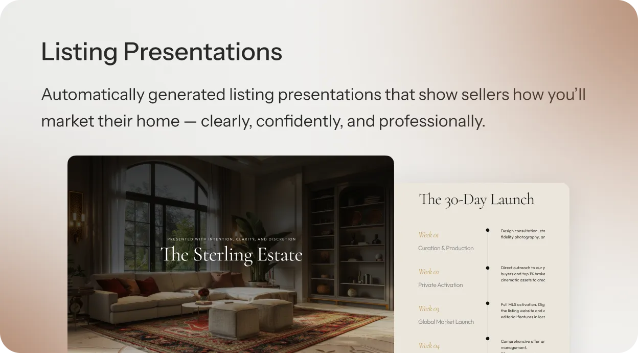 Listing Presentations