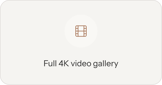 Full 4K video gallery