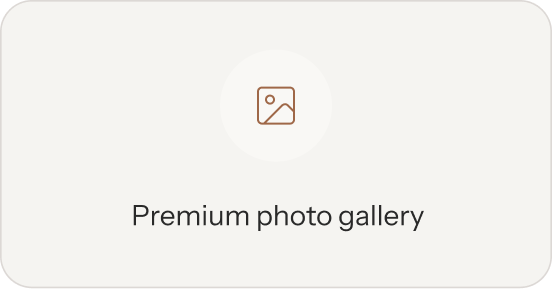 Premium photo gallery