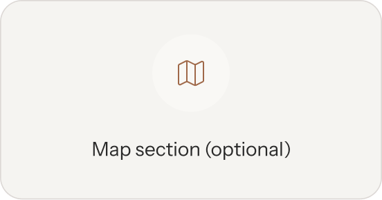Map section (optional)