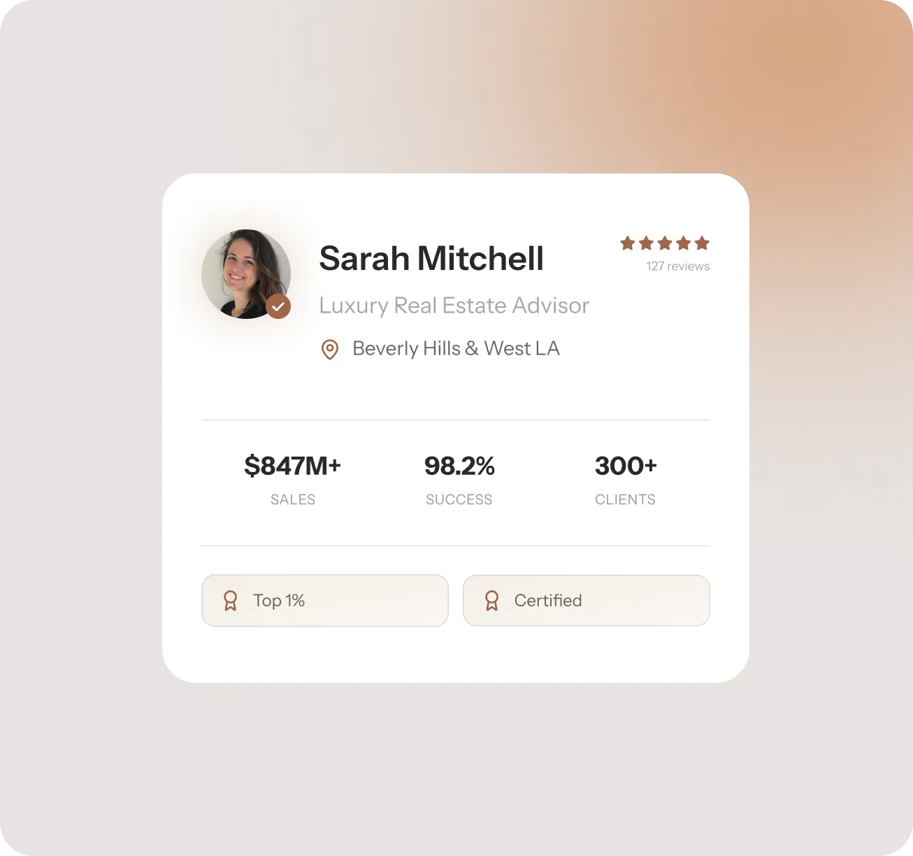 Show potential clients exactly who you are preview