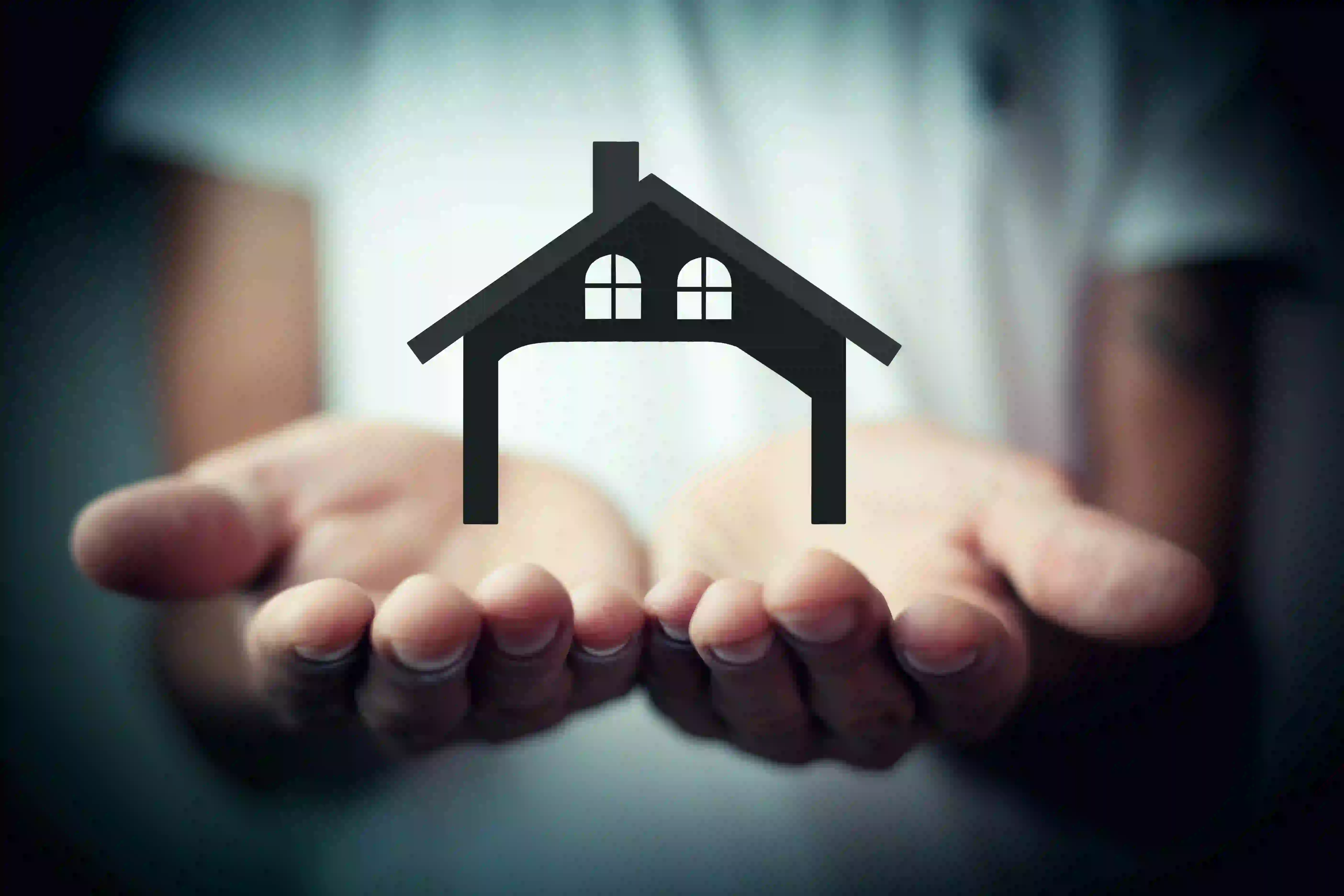 Hands holding a house symbol how to use testimonials to get real estate listings.