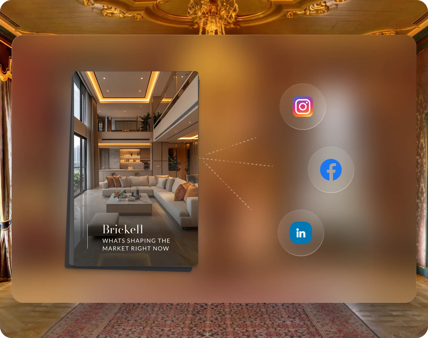 Social Media Ideas for real estate marketing on Instagram, Facebook, and LinkedIn.