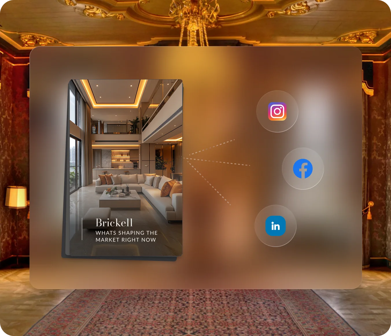 Social Media Ideas for real estate marketing on Instagram, Facebook, and LinkedIn.