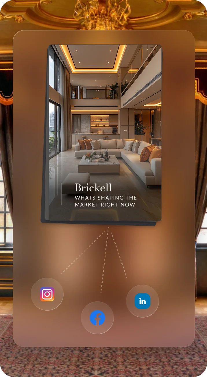 Social Media Ideas for real estate marketing on Instagram, Facebook, and LinkedIn.