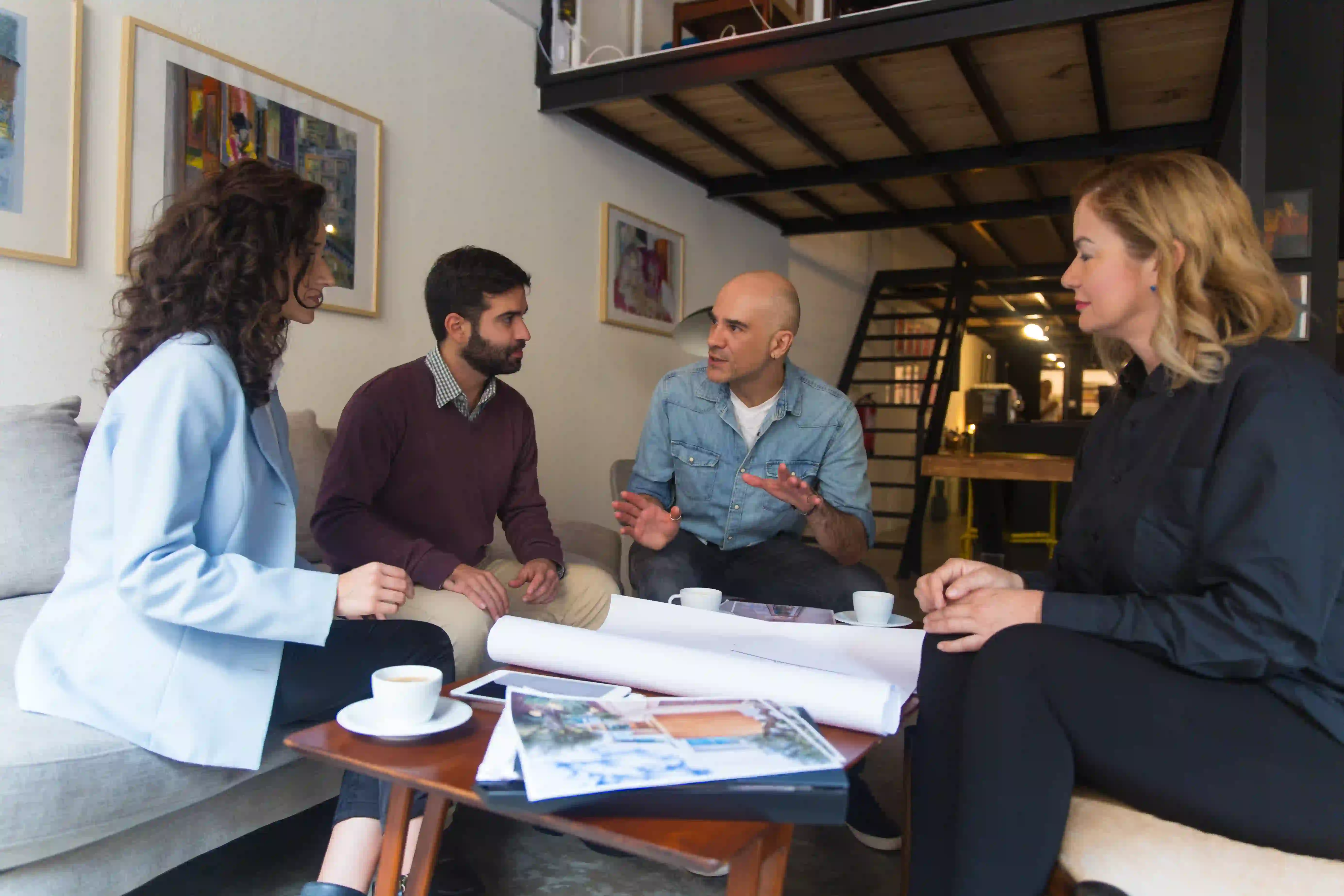 Real estate professionals discussing how to get real estate clients from Facebook Groups.