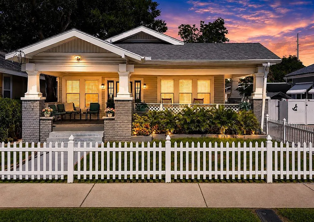 Rich in Historic Charm and Timeless Character, this turnkey Tampa home has been thoughtfully upgraded with modern touches throughout.