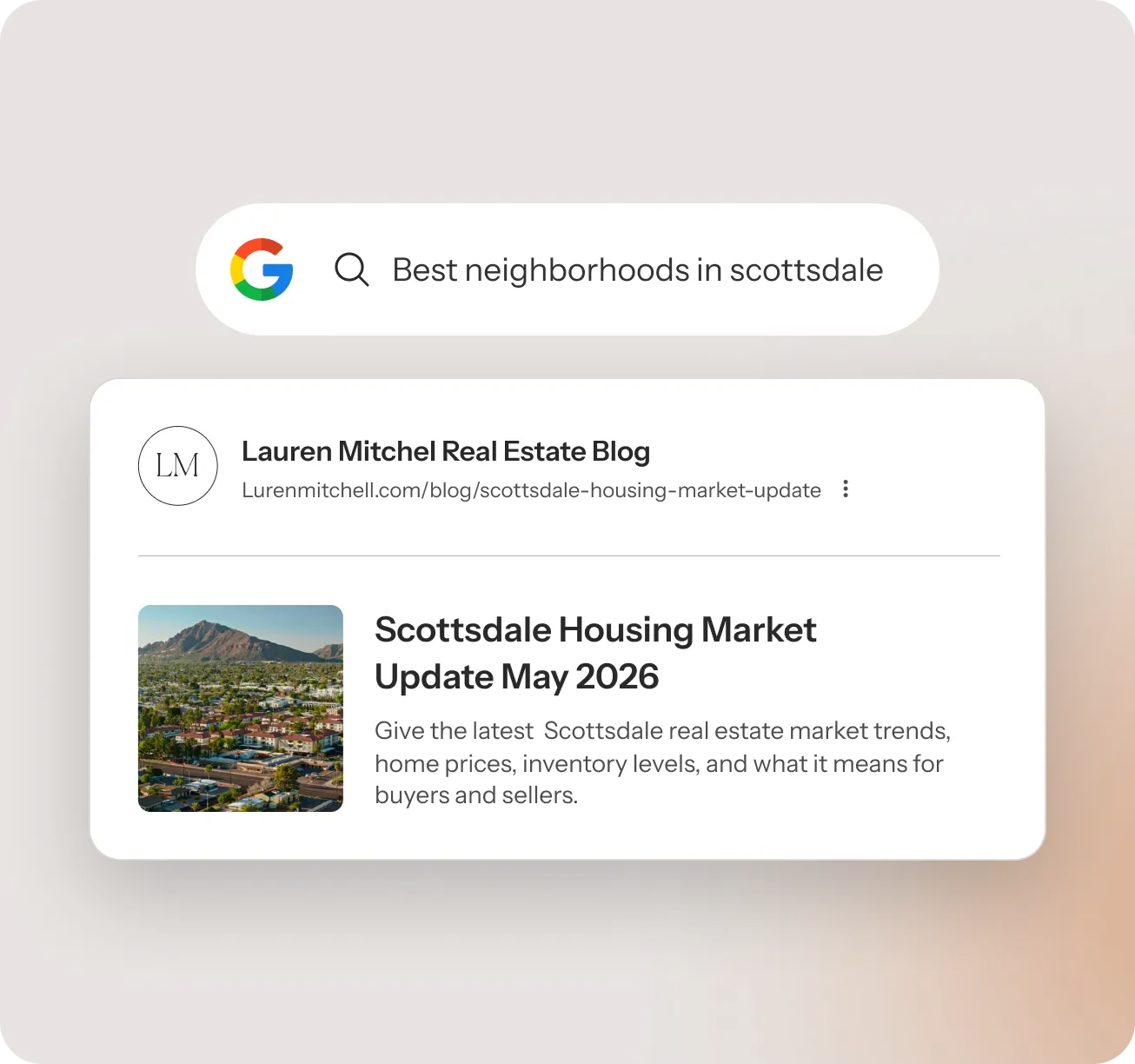 Show up when homeowners search your area
