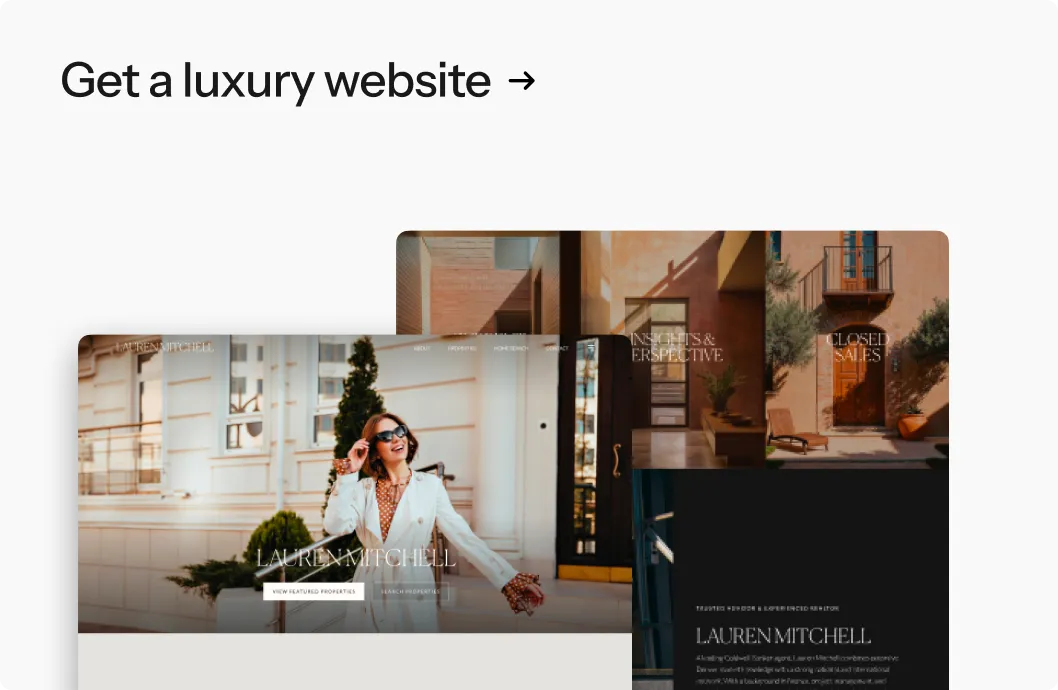 Your personal agent website