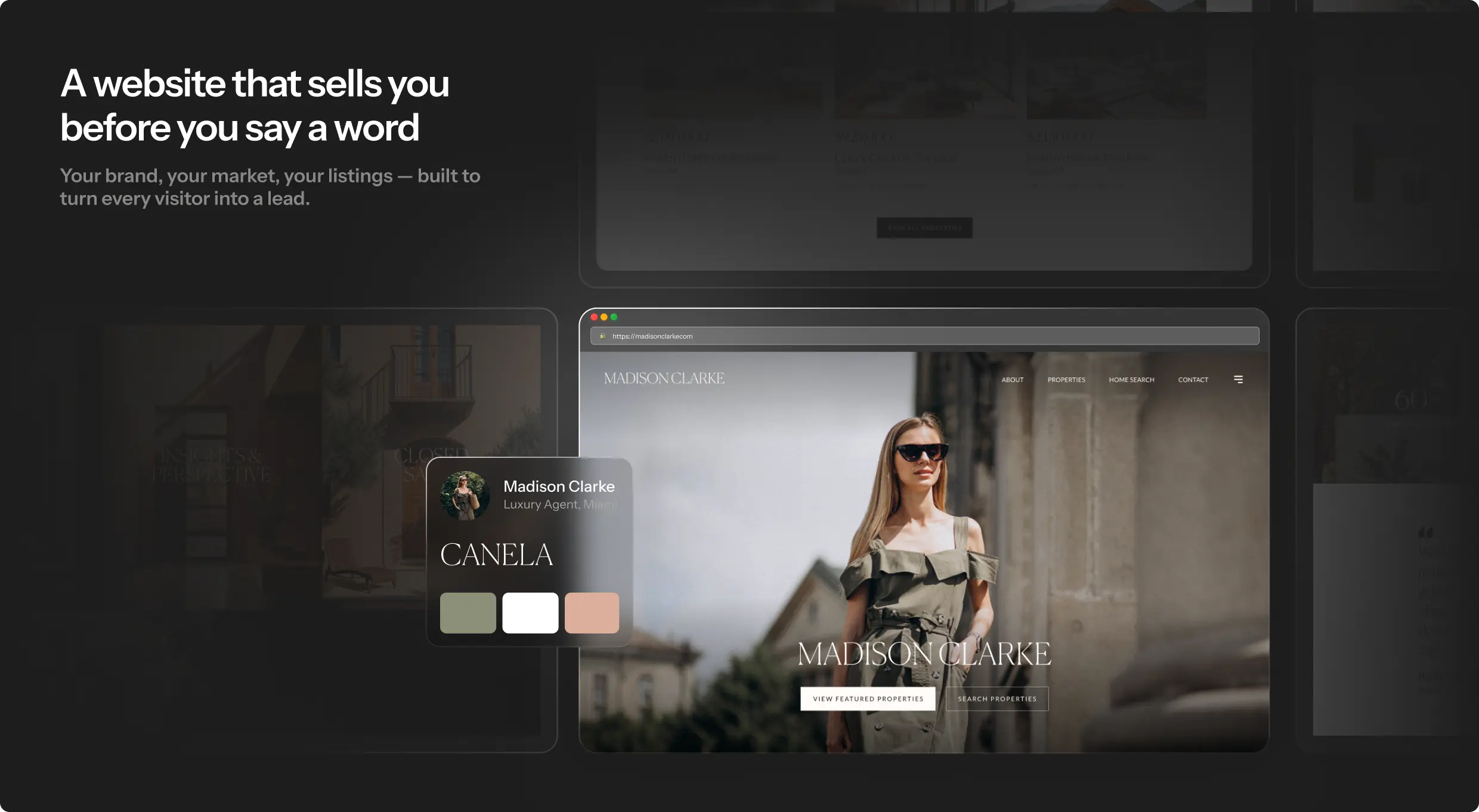 A website that sells you before you say a word