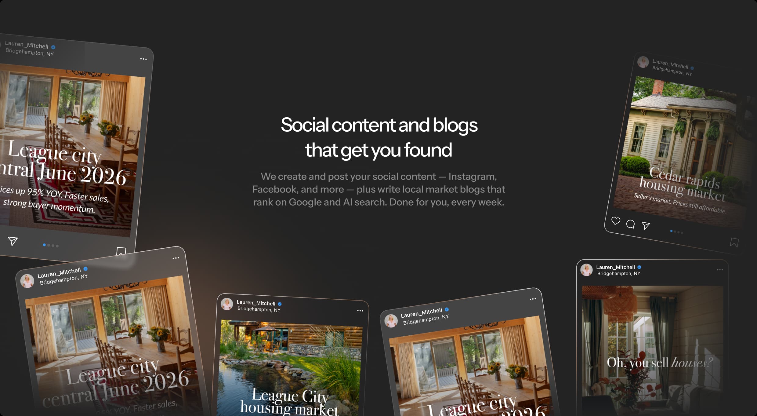 Social content and blogs that get you found