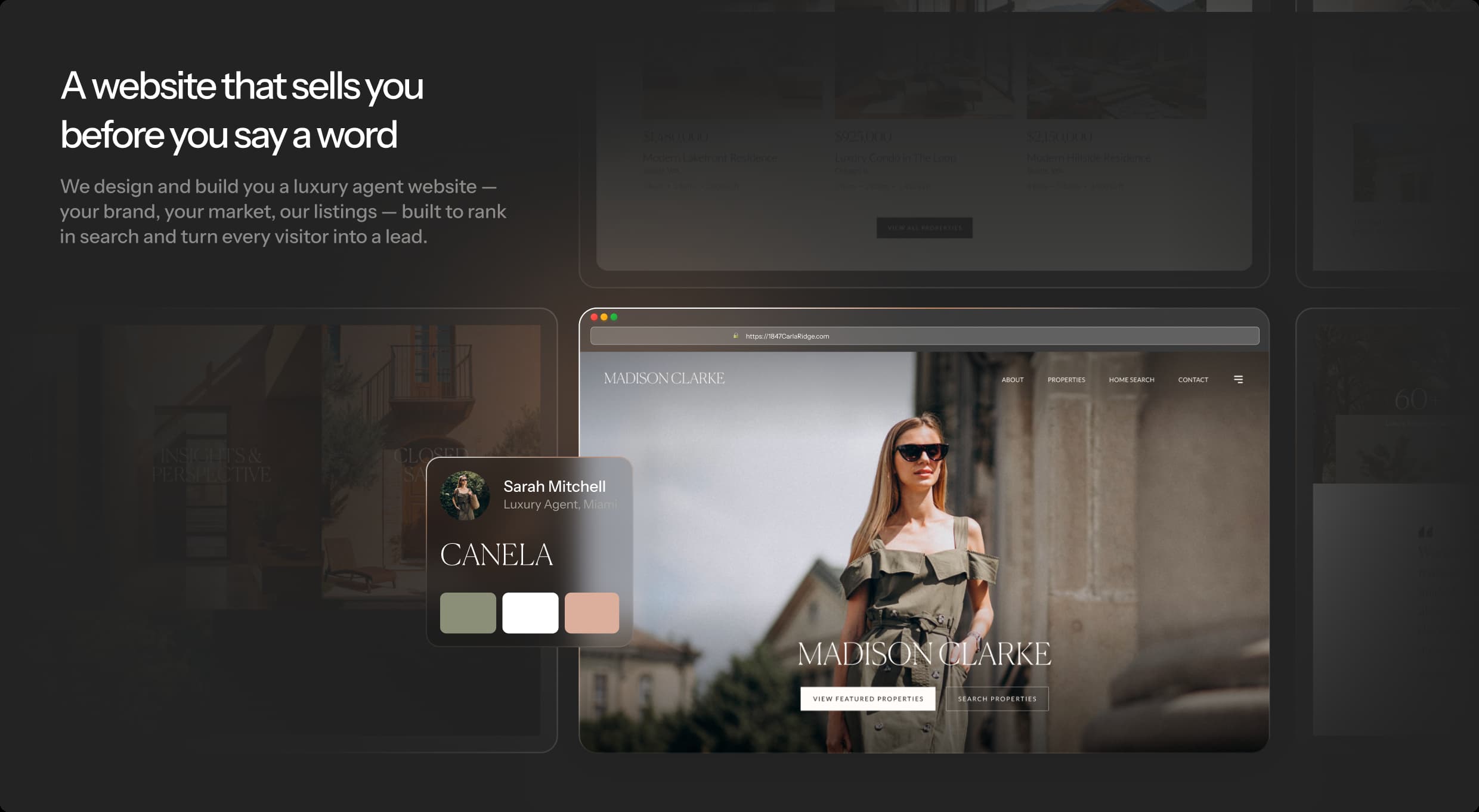 A website that sells you before you say a word